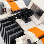 Creative 1006pcs Ideas Snowfighter Brick Technical Model Building Blocks Toy Easter Valentine's Day Birthdays Gift Compatible