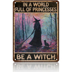 Ghost Metal Tin Sign - Retro Halloween Wall Decor, Rustic Bathroom Restroom Iron Plaque Art