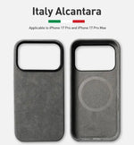 Premium Real Italian Imported Alcantara Magsafe Magnetic Case for IPhone 17Pro/17 Pro Max/17Air Anti-drop Phone Case Accessories