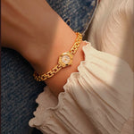 Simple Elegant Small Women's Watches Luxury Brand Gold Wrist Watches for Women Ladies Quartz Watches for Girls montre femme