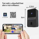Outdoor WiFi Smart Home Camera Video Doorbell Security Door Bell Night Vision Video Intercom Wireless Button Household Doorbell