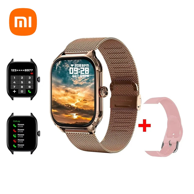 Xiaomi Smart Watch Dialing Answering Calls Exercise Tracking Heart Rate Sleep Monitor Bluetooth Smartwatch Man Woman Gift 2025