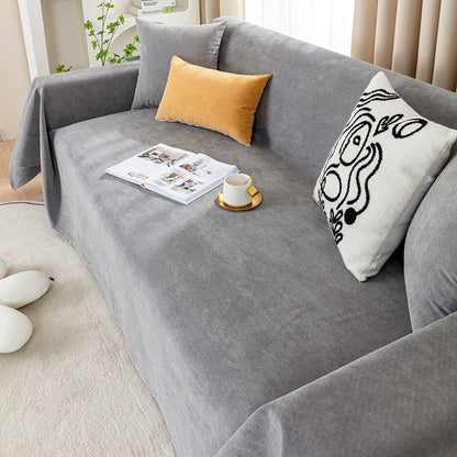Waterproof Sofa Blanket Multipurpose Solid Color Blankets Dust-proof Fabric All-weather Anti-scratch Pet Home Living Room Decor