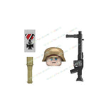 N601-650 MOC Military War Infantry Soldiers Action Figures Creative Bricks Accessories Building Blocks Children's Toys Gifts