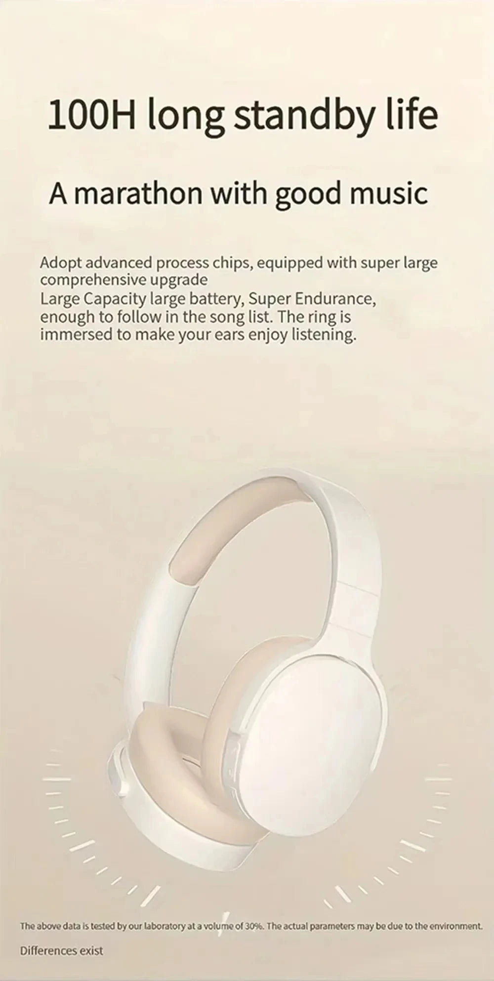 Xiaomi New Fashion Wireless Bluetooth Headphones Over Ear 9D HIFI Stereo Headsets True Sports With Earphones TF/AUX Music Player