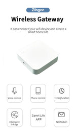 Smart Gateway Hub Multi-model Smart Home Bridge WiFi Bluetooth ZigBee APP Wireless Remote Control Alexa Google