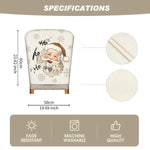 Christmas Chair Covers for Dining Room Set of 6 Xmas Party Holiday Decoration Washable Cover Chair kitchen Slipcover