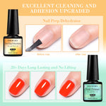 7ml Nail-Primer & Prep Dehydrator Gel Nail Polish 28 Days+ Long-Lasting No Need UV LED Lamp Nail Gel Base Top Coat Varnishes