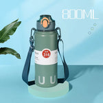 Stainless Steel Thermo Bottle Thermal Water Bottle Large Capacity Tumbler Portable Cold Hot Drinks Thermos Cup Fitness Cold Hot