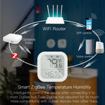 MOES Tuya ZigBee Smart Home Temperature And Humidity Sensor With LED Screen Works With Google Assistant and Tuya Zigbee Hub