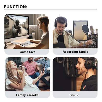LEUS LAC50 - 55SH Professional Wired Vintage Classic Microphone Dynamic Vocal Mic Microphone For Live Performance Karaoke
