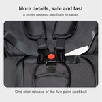 Baby Stroller Light Stroller for Newborn pushchair prams Baby Carriage 3 in 1 baby car seat Foldable Stroller with Mommy Bag