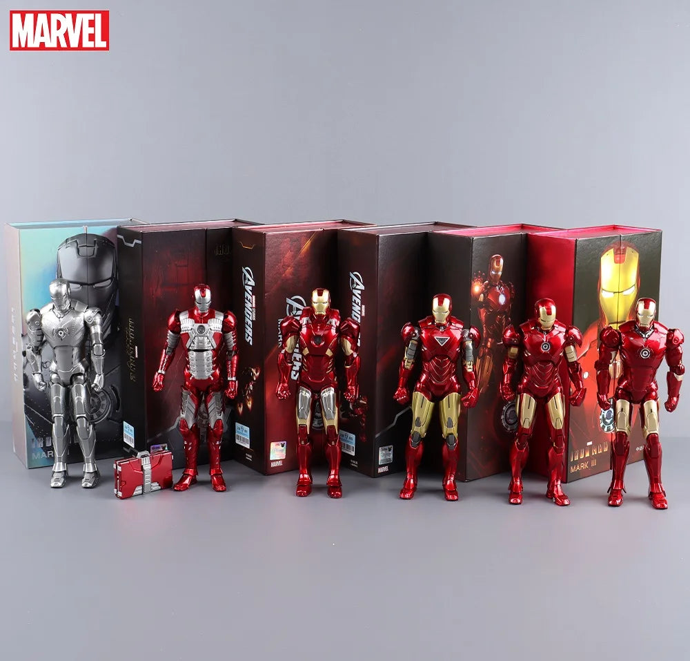 ZD Toys Marvel Studios Iron Man MK3 Action Figure MK35 MK24 MK40 MK38 Tony Stark Ironman Figure Action Collect Toy Gift