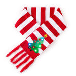 Christmas LED Scarf - Knitted Multicolor Light-Up Scarf for Kids and Adults