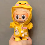 Mini Doll'S Clothes Outfit Accessories For Ropa Labubu Idol doll Raincoat short rain boots rain shoes Clothing Gift