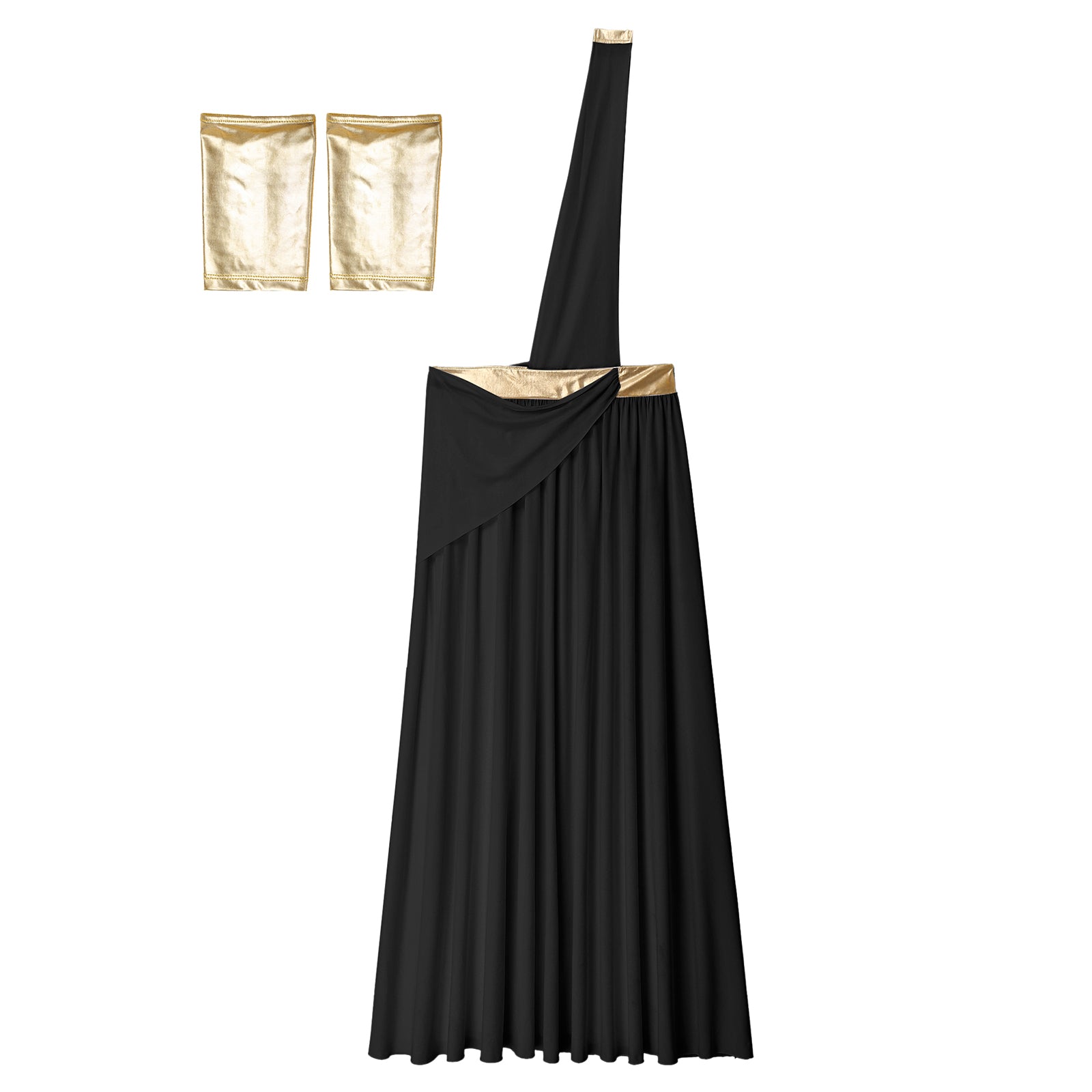 Mens Ancient Greek God Toga Gladiator Costumes Roman Emperor One Shoulder Sleeveless Robe Halloween Medieval Warrior Outfits