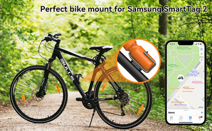For Samsung SmartTag2 Bike Holder Hidden Bike GPS Tracker Case for Galaxy Smart tag 2 Under Bottle Cage SmartTag2 Case Mount