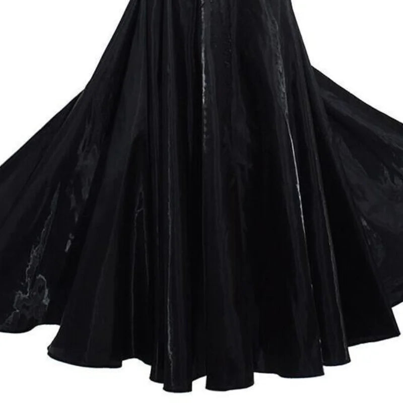 Witchcraft Vampire Robe for Adult, Hooded Long Cloak, Halloween Party, Cosplay Costume, Black, Medieval Cloaks, 2024 Hot Selling