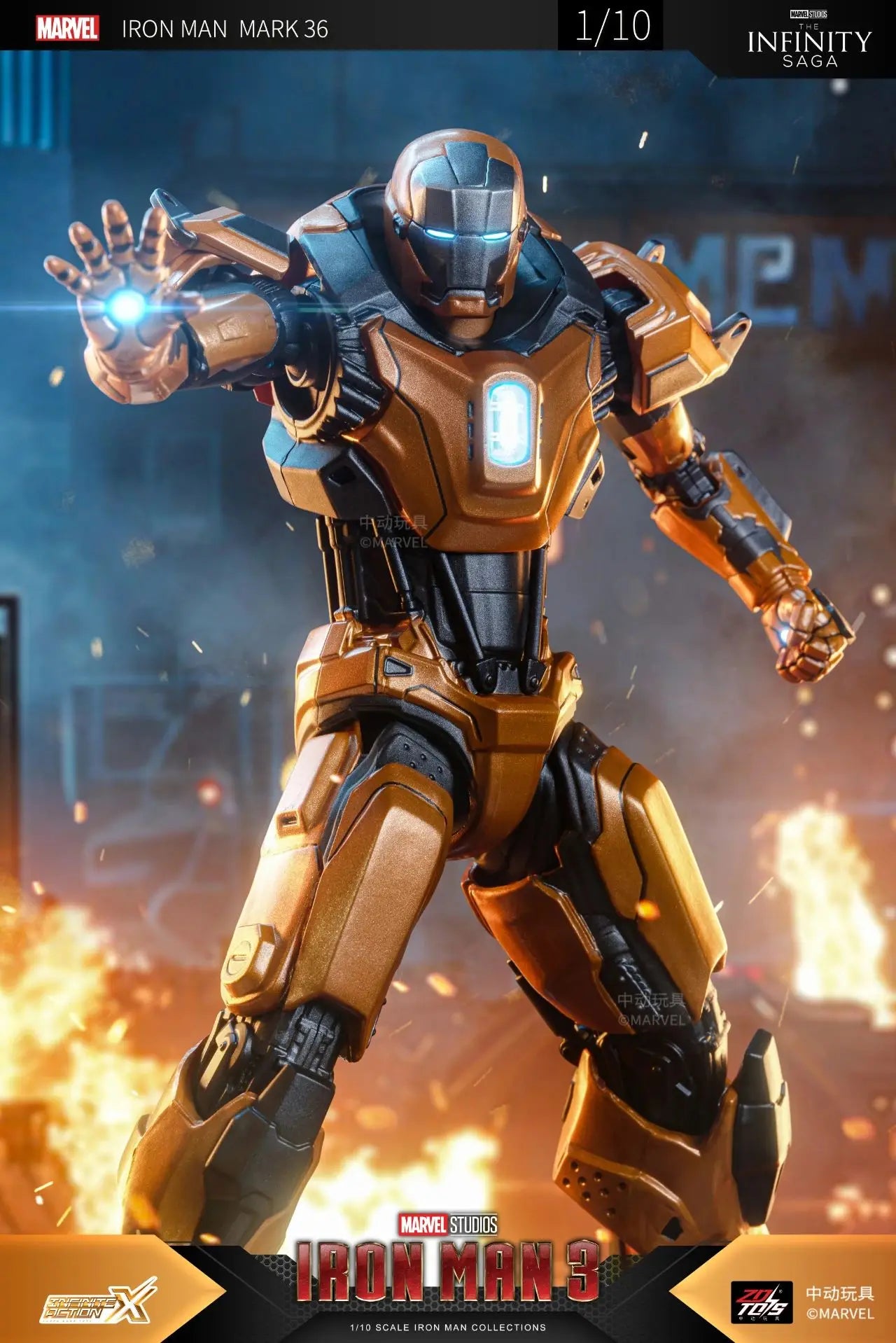 ZD Toys Iron Man Action Figure Mark 35 Red Snapper Iron Man MK 24 MK 22 MK 47 Tony Stark Ironman Figure Action Collect Toy Gift