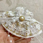 Bow Dress For 17cm Ropa Labubu Mini Doll Clothes Matching Pearl Hair Accessory Fahion Style Labubu V2/V3