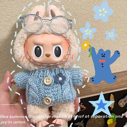 Fashionable Plastic Glasses For Labubu 3.0 Colorful Glasses Mix Match Doll Ornament  Accessories Macaron BJD