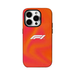Orange F1 Racing Car Phone Case for IPhone 16 15 14 13 12 11 X XS XR XSMAX 7 8 Pro Max Plus Double-layer Back Cover