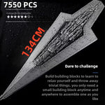 13134 The MOC-15881 Executor Class Star Star Plan Space Wars Dreadnought Building Blocks Bricks Toys Kids Christmas Adults Gifts