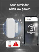 Tuya WiFi Zigbee Door Sensor Window Sensor Contact Sensor For Smart Home Smart Life APP Remote Control for Yandex Alexa