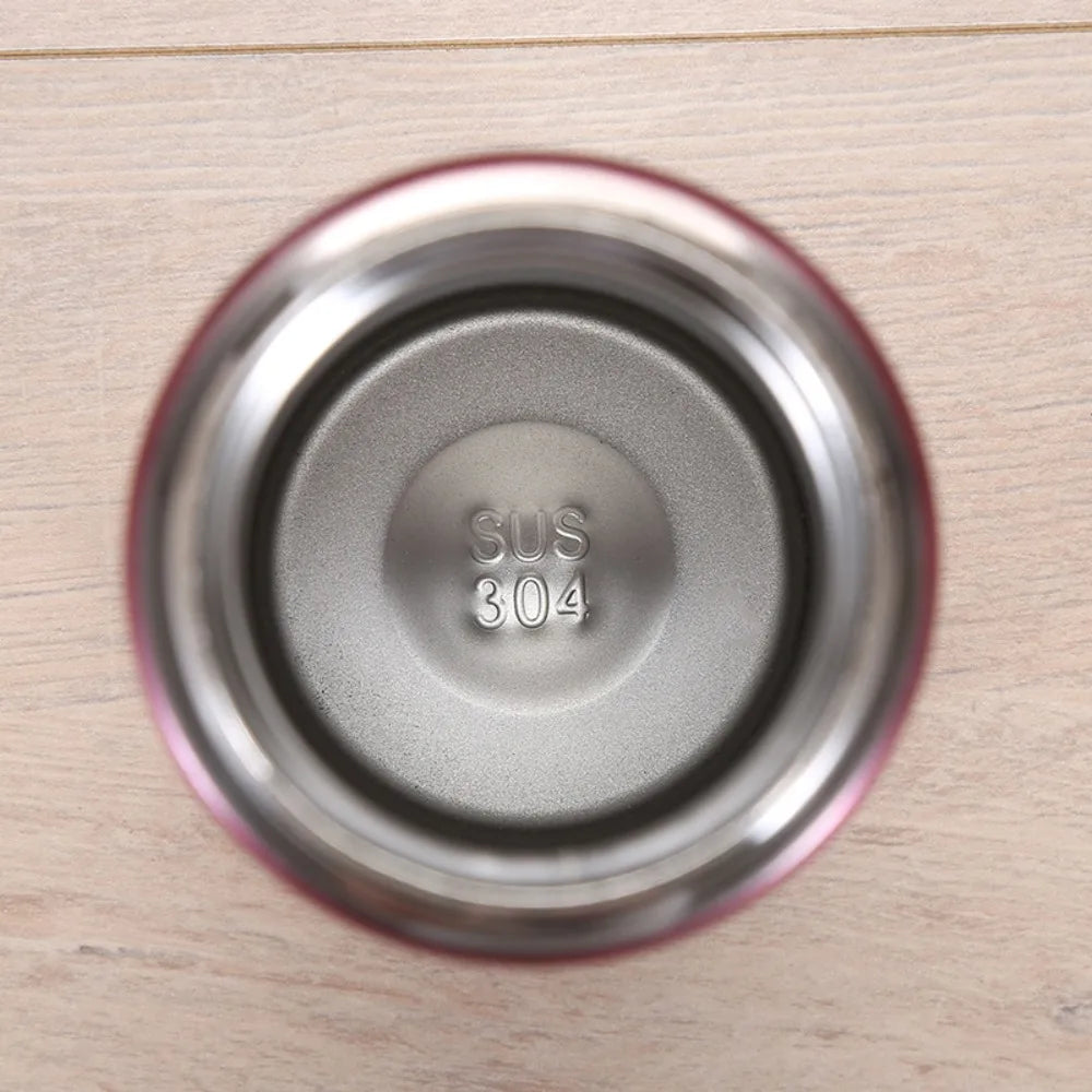 500M/16 Oz Insulated Mug Tritan Material Stainless Steel Metal Water Bottle Leakproof BPA Free Suitable for Hot and Cold Drinks