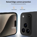 Ultra Thin Carbon Fbier Magnetic Leather Case for iPhone 17 Air 16E 16 15 14 13 Pro Max for Magsafe Shockproof Military Cover