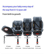 Baby Car Seats Infant Safety Car Seats Child Safety Booster Car Seats Convertible Child Safety Car Seats with Isofix for 0-12Y