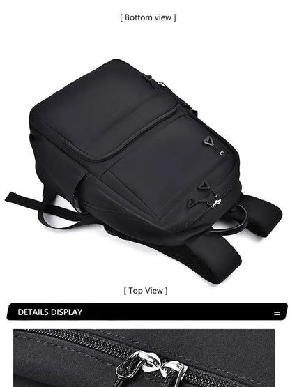A New 14-inch Casual Simple Student Backpack Large Capacity Children's Schoolbag School Travel Unisex Laptop Backpack