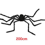 Halloween spider web simulation big black spider decoration bar scene layout props party decoration lawn scenery home decoration