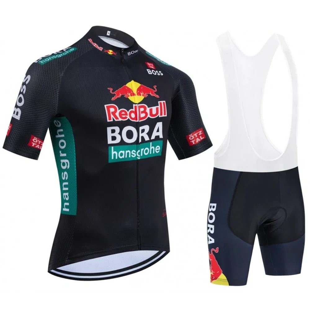 Red Bull Bicycle Clothing Jersey Cycling Uniforms for Men Jacket Team Set Bike Man Sports Bicycles Men's Cycling Suit Road Bikes
