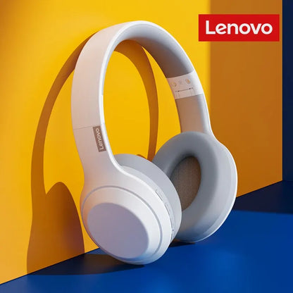 Lenovo TH10 Wireless Bluetooth Headset HIFI Stereo Earphones Foldable Over Ear Earbuds Sports Game Headphones with Microphone