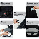 3 in 1 Baby Stroller Prams Lightweight Stroller Compact Foldable Stroller Newborn Stroller Travel System Pushchair Baby Buggy