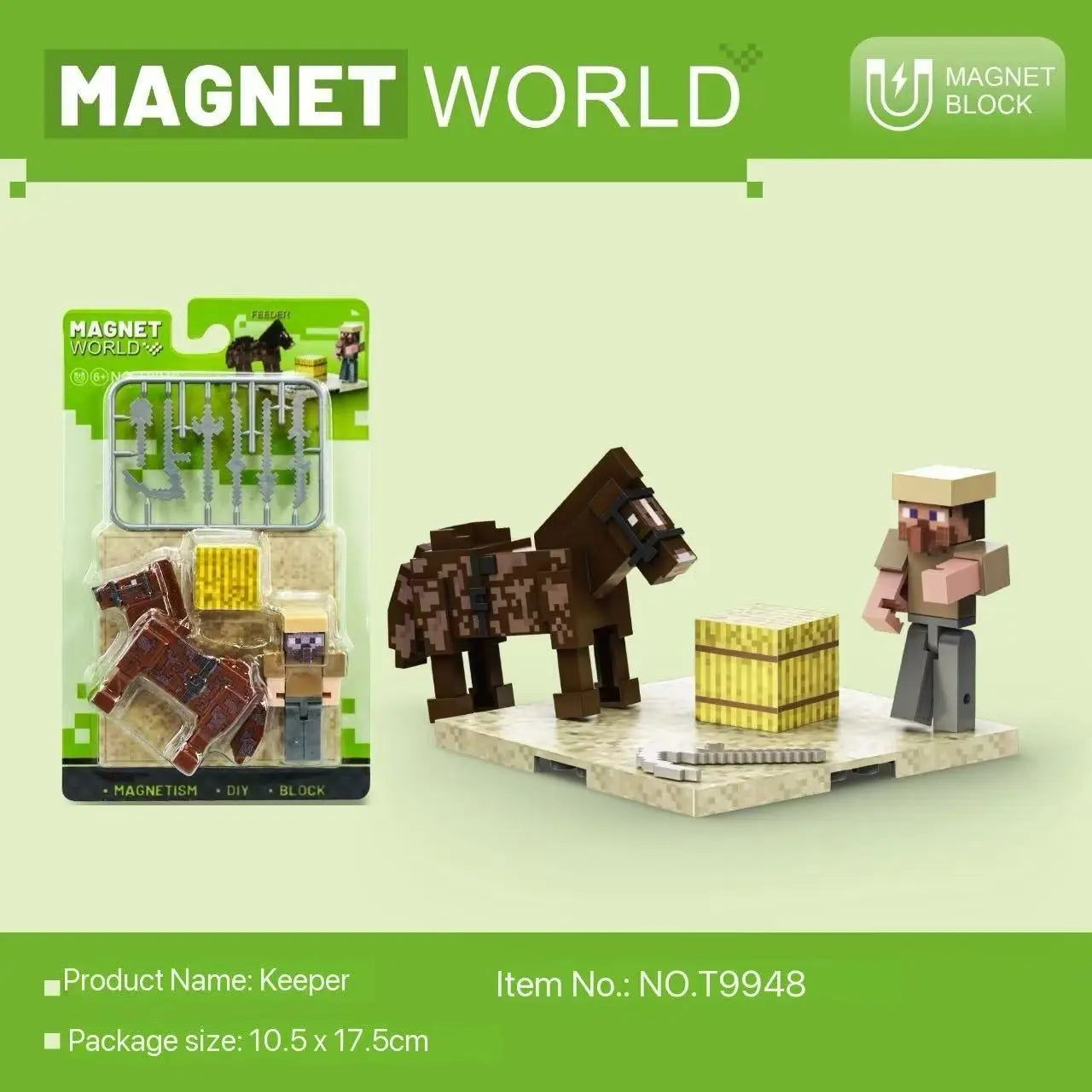 Magnetic Building Blocks Toy Gifts for Kids Ages 6+, DIY Educational Brick Sets with Strong Magnet Base