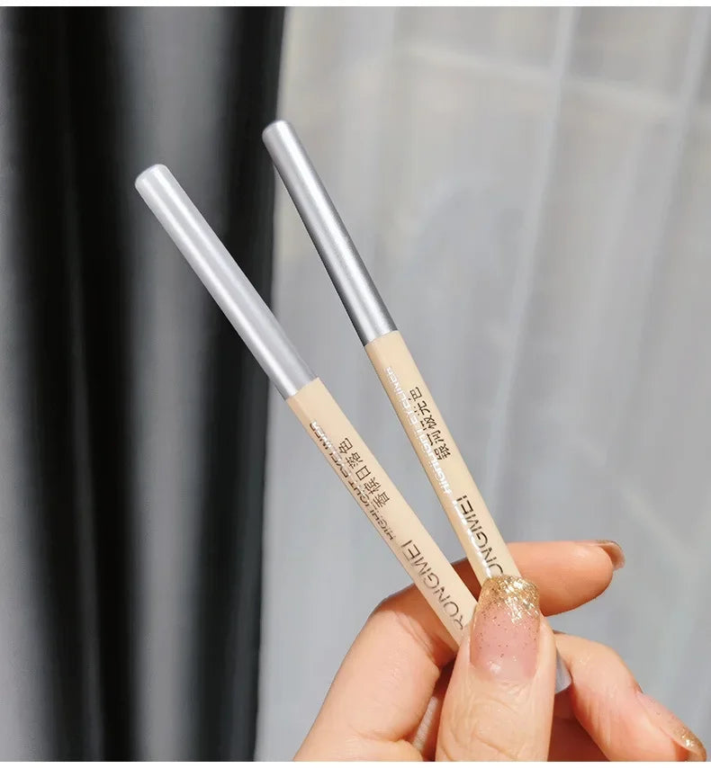 Glitter Eyeshadow Pen Pearlescent Matte Diamond Eyeliner Pen Waterproof Highlight Brighten Silkworm Makeup Pencil Shiny Eyelids