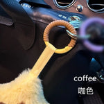 Labubu Anti Drop Buckle Silicone Rope Keychain Protection Ring Colorful Winding Fixed Anti Drop Labubu Accessories