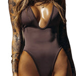 Sleeveless Bodysuit Rompers Fashionable And Comfortable Fashionable And Sexy Sexy Deep V Swimsuit