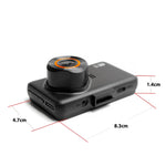 4K+2K Front and Rear Dash Cam Built-in WiFi 3 Inch IPS Car Video Camera WDR Night Vision G-Sensor 24H Parking Mode APP Control