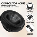 Siindoo New JH-ANC630 Active Noise Cancelling Wireless Headphones Over Ear Bluetooth earphones with Mic 70H Playtime Clear Calls