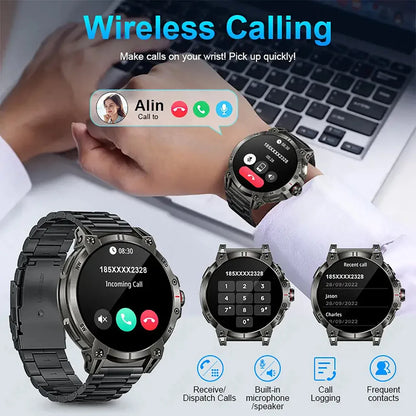 Xiaomi 760mAh Large Battery Outdoor Smart Watch Men 1.85 inch HD Screen GPS Compass Bluetooth Call IP68 Waterproof Smartwatch
