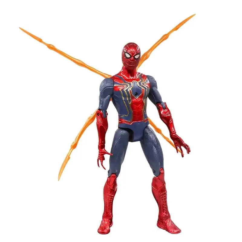 Avengers Hero Iron Man Spider Man Captain Marvel Thanos Deadpool Hulk Loki Action Figures Model Dolls Christmas Gifts Kids Toys