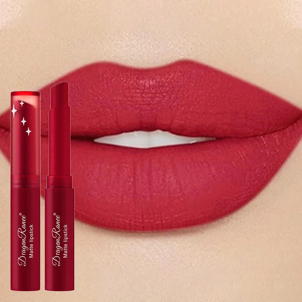 Nude Matte Lipstick Waterproof Lip Sticks Not Fading Sexy Red Velvet Lipsticks for Women Make Up Long Lasting Lip Cosmetics