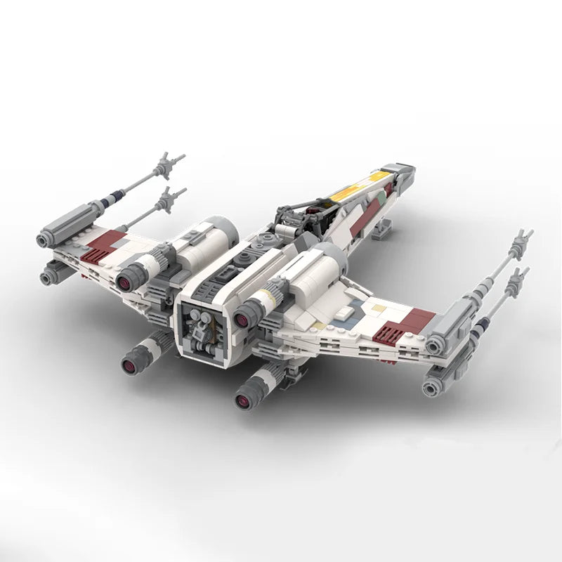 1009-Piece Red 5 T-65 X-wing Fighter Modular Building Set, Recreate Classic Star batter Starfighter building blocks