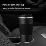 Stainless Steel Insulated Cup 12.85/17.25oz Double-layer Leak-Proof Travel Mug For Outdoor Sports Car Use Portable Vacuum Bottle