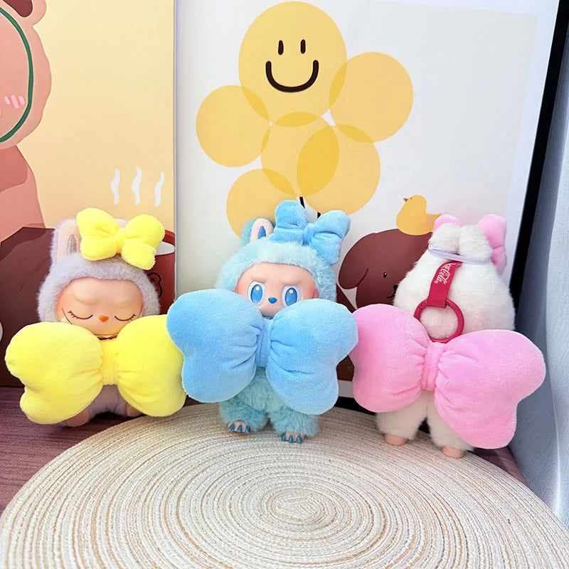 Labubu Doll Rain Boots Labubu I II III Idol Dolls Colorful Shoes and Headphones Multicolor Big Bow LabubusAccessories DIY Gifts