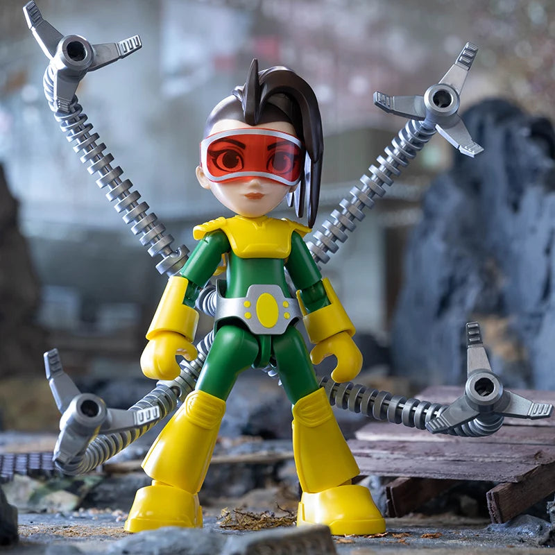 In Stock Genuine Blokees Marvel Spidey Amazing Friend Spider-Man Miles Ant-Man Anime Figure Action Figure Model Collection Toys