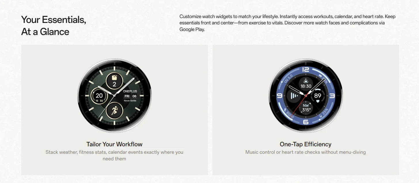 Global Version OnePlus Watch 3 43mm Smartwatch 1.32inches AMOLED Display Up to 60H Battery Life Wear OS by Google GPS NFC